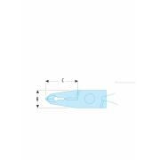427.E - szczypce tnące ESD z główką odchyloną 30°, cięcie płaskie, Ø CuNi 0,2 – 0,6 mm