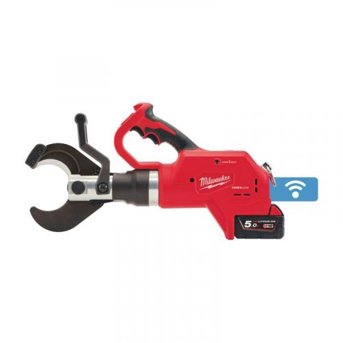 M18 HCC75-502C - Hydraulic underground cable cutter 18 V, 5.0 Ah, 75 mm, in case with 2 batteries and charger
