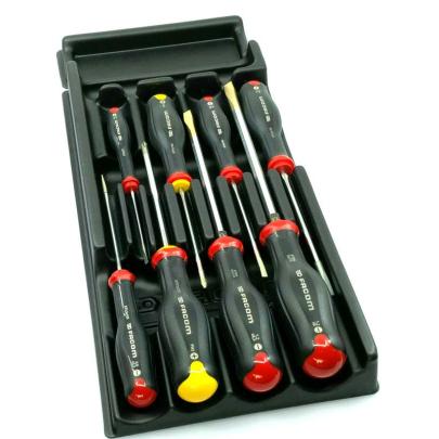 MOD.AT1 - Moduł 8 wkrętaków Protwist® do śrub z rowkiem i śrub krzyżakowych Phillips, 3 - 8 mm i PH1 - PH2