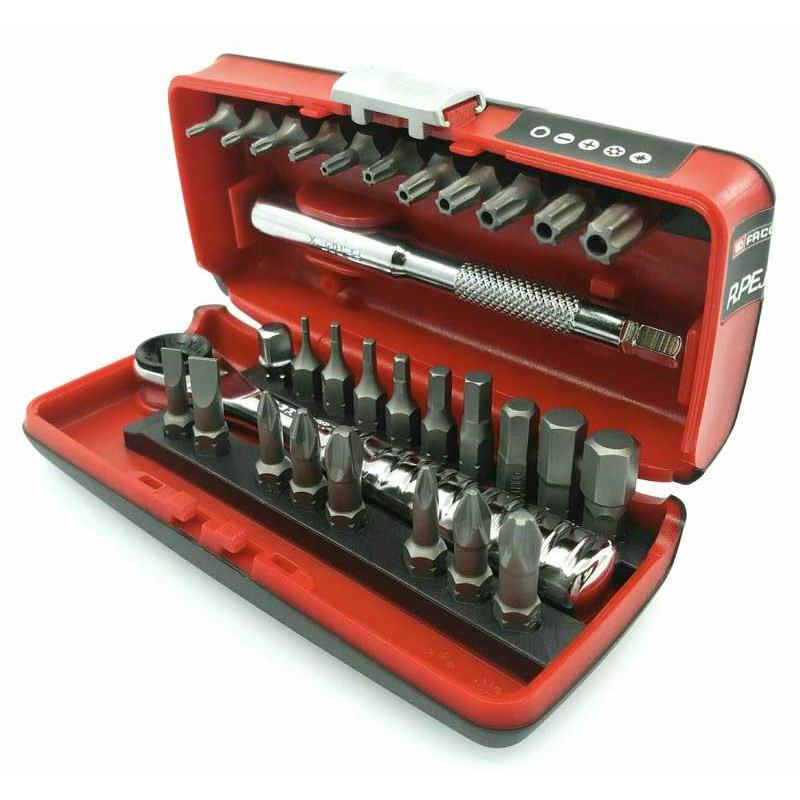 R.PEJ31PB - zestaw 28 końcówek z akcesoriami 1/4"