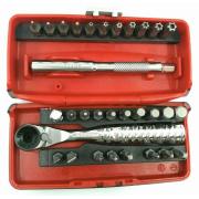 R.PEJ31PB - zestaw 28 końcówek z akcesoriami 1/4"