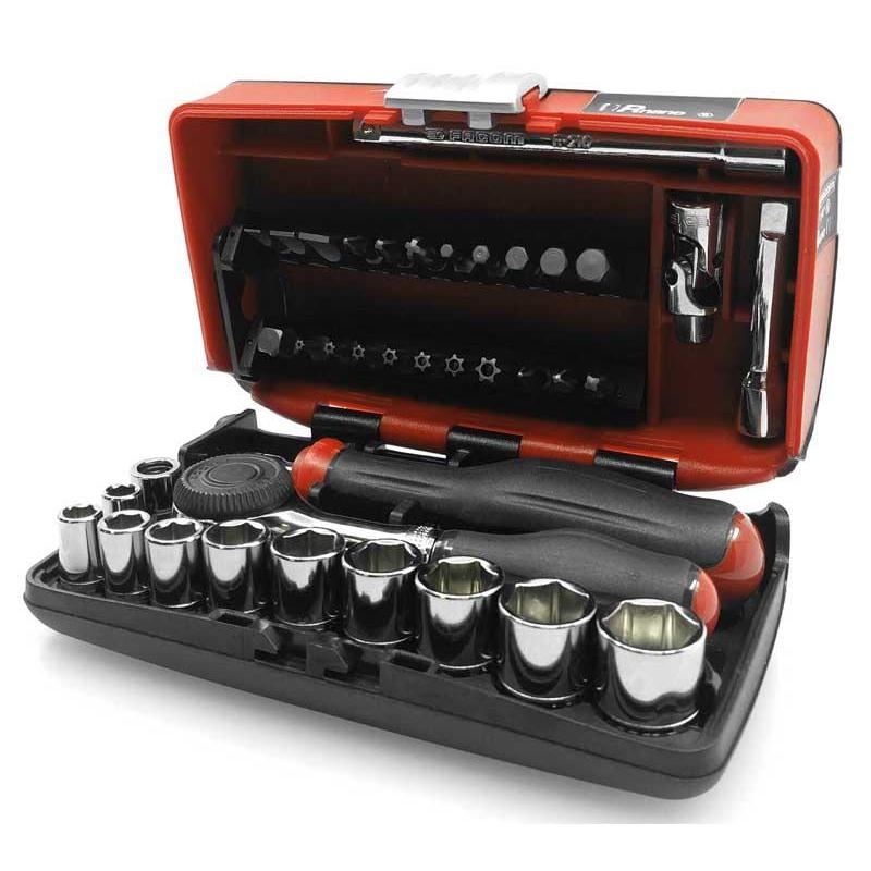 R.360NANO - zestaw nasadek 1/4" w kasecie, 5,5 mm -14 mm