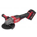 M18 FHSAG125XPDB-552X - Angle grinder 125 mm, 18V, 5.5Ah, FUEL™, paddle switch, in case with 2 batteries and charger, 4933471080