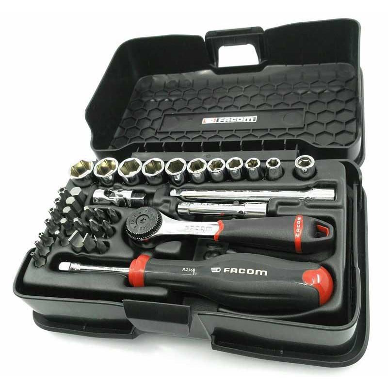 R.161-6P6 - 1/4" metrics 6-point sockets set