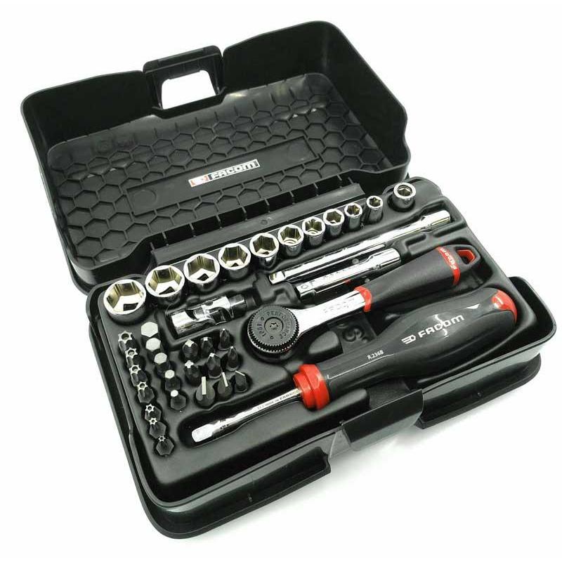 R.161-6P6 - 1/4" metrics 6-point sockets set