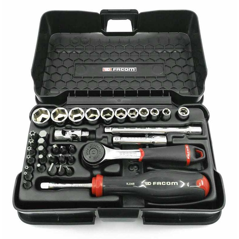 R.161-6P6 - 1/4" metrics 6-point sockets set