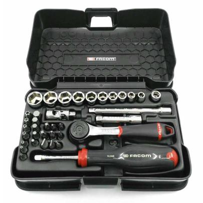 R.161-6P6 - 1/4" metrics 6-point sockets set