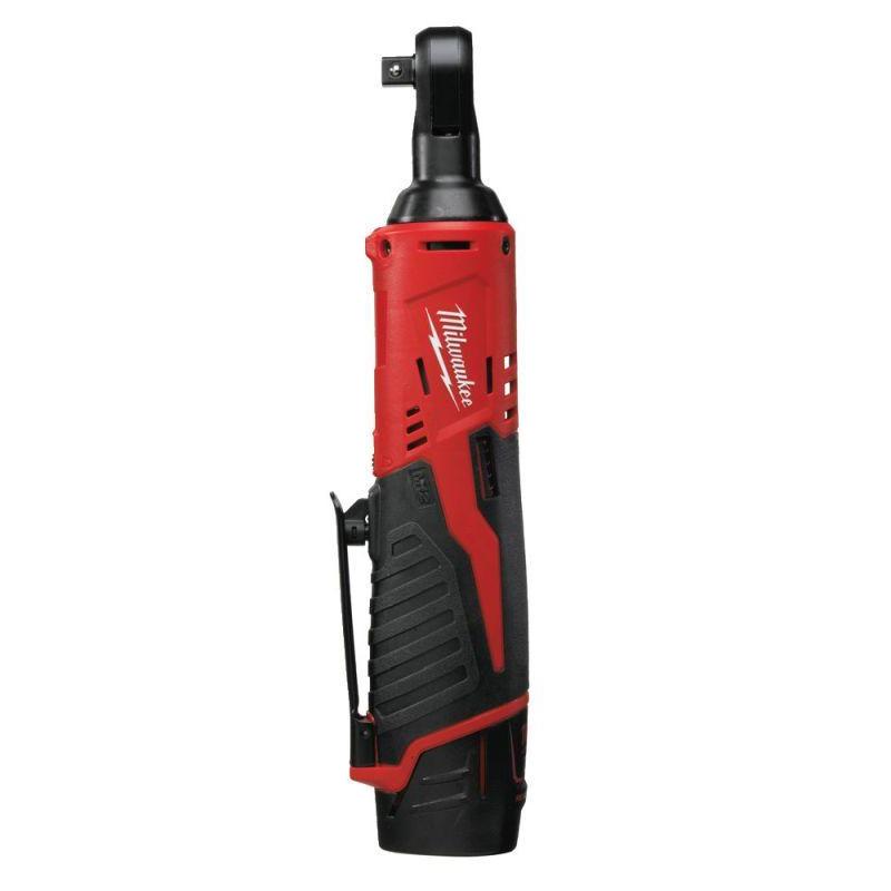 M12 IR-201B 3/8"- Subkompaktowa grzechotka udarowa 3/8", 12 V, 2.0 Ah, w torbie, z akumulatorem i ładowarką