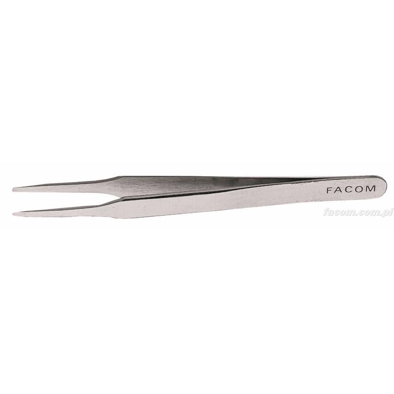 144 - pęseta prosta, końcówki bardzo płaskie