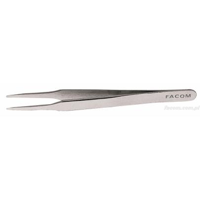 144 - pęseta prosta, końcówki bardzo płaskie