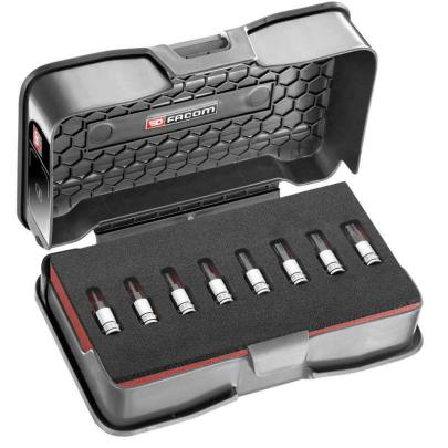 RTM.J8MGRPPB - zestaw nasadek trzpieniowych 6-kątnych OGV® GRIP 1/4" w kasecie, 2 mm - 8 mm