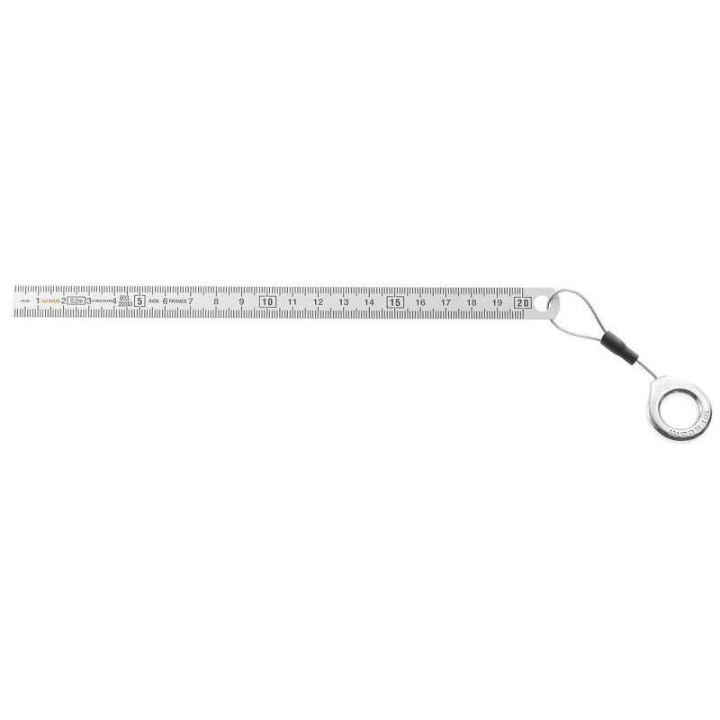 LINIJKA GIĘTKA OBUSTRONNA INOX 200MM SLS