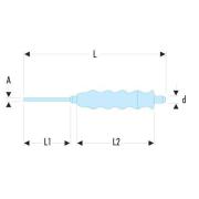 SLS WYBIJAK DO GWOŹDZI W OSŁONIE 3MM
