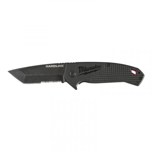 48221998 - HARDLINE™ folding knife serrated 75 mm