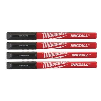 48223164 - Inkzall Fine Tip Black Pens - 4 pcs