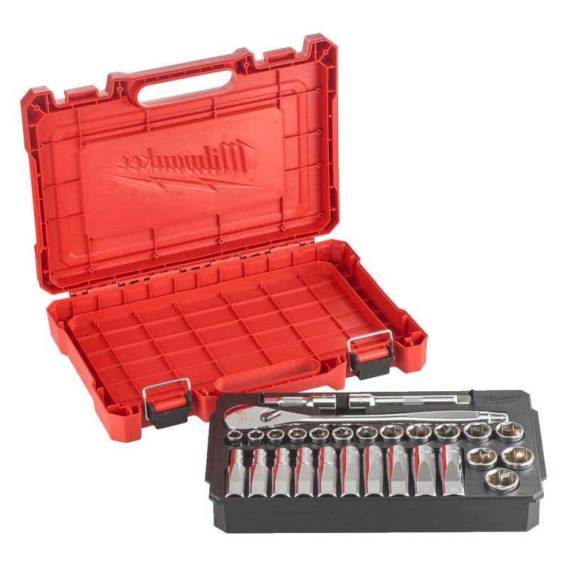 4932471864 - 1/2 Metric Ratchet + Socket Set
