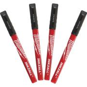 48223164 - Inkzall Fine Tip Black Pens - 4 pcs