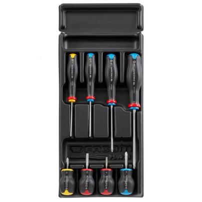 MOD.AT3 - Moduł 8 wkrętaków Protwist® do śrub z rowkiem i śrub krzyżakowych Phillips i Pozidriv, w tym 4 krótkie