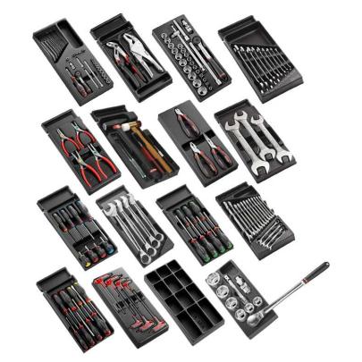 SPOTLIGHT15NKW - Wózek warsztatowy z wyposażeniem, 15 modułów, czerwony