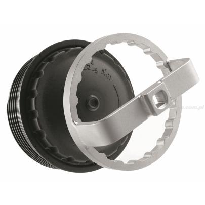 DP.102-14 - klucz kloszowy wieloboczny do korków kompozytowych filtrów oleju, filtr 14-kątny Ø 102 mm