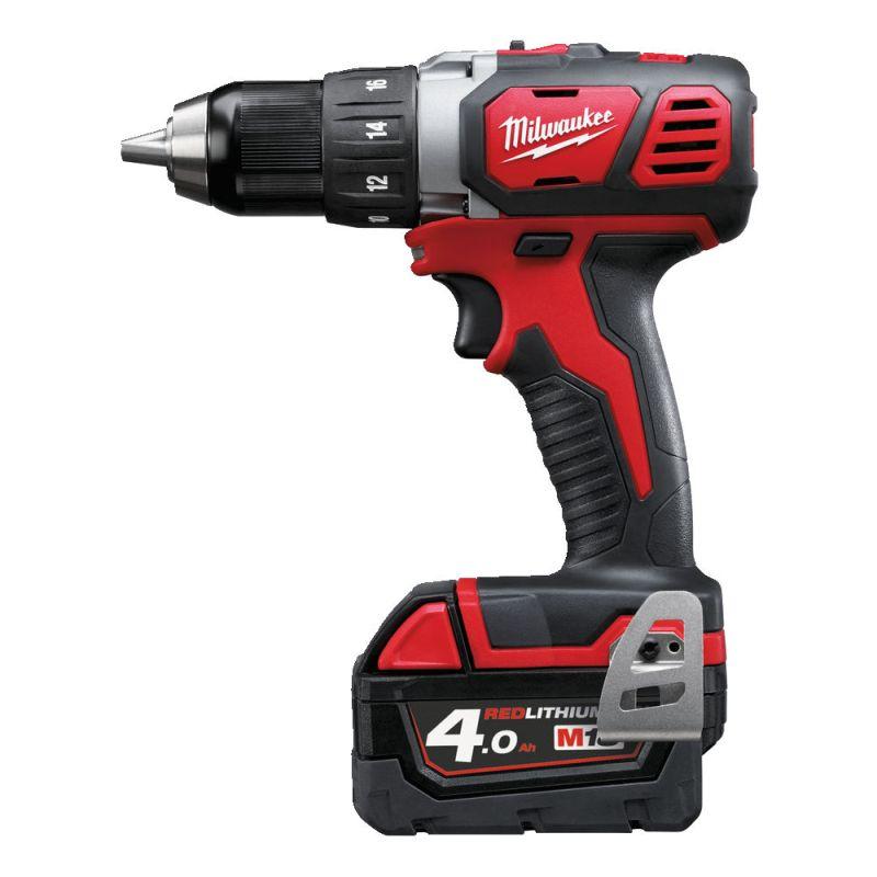 M18 BDD-402C - Compact drill drivers 18 V, 4.0 Ah, in HD Box, with 2 batteries and charger