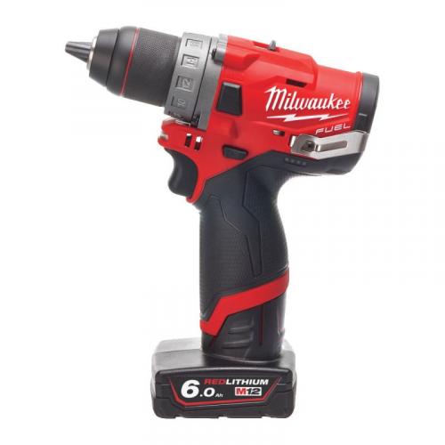 M12 FDD-602X - Sub compact 2-speed drill driver 12 V, 6.0 Ah, M12 FUEL™, in HD Box, with 2 batteries and charger