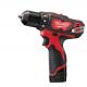 M12 BDD-202C - Sub compact drill driver 12 V, 2.0 Ah, in HD Box, with 2 batteries and charger