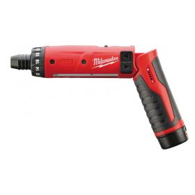 M4 D-202B - Drill driver 4 V, 2.0 Ah, in HD Box, with 2 batteries and charger