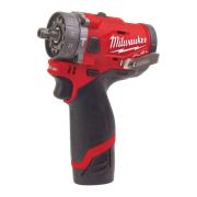 M12 FPDXKIT-202X -  Sub compact percussion drill with removable chuck 12 V, 2.0 Ah, with 2 batteries and charger