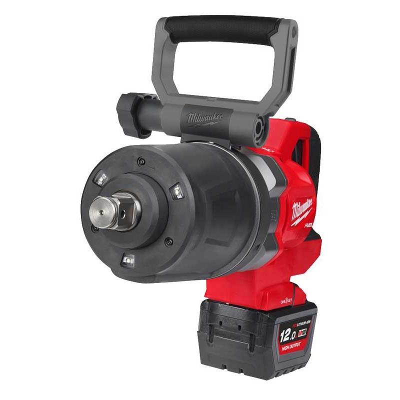 M18 ONEFHIWF1DS-121C - Klucz udarowy 1" z rękojeścią D, 2576 Nm, 18 V, 12.0 Ah, ONE-KEY™, w walizce, z akumulatorem i ładowarką