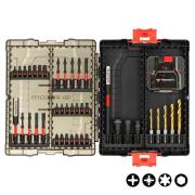 EN.1J50PB - Zestaw wierteł i końcówek do dokręcania 50 elementów