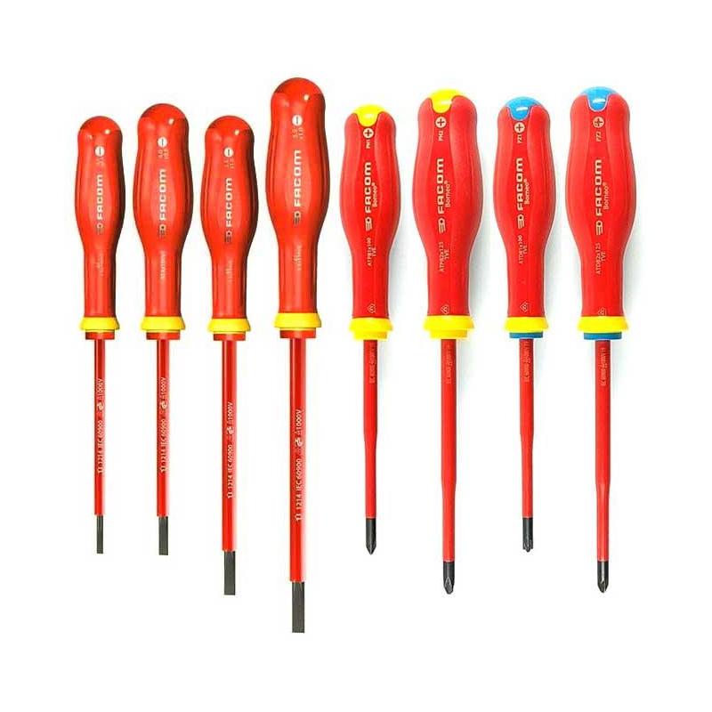 ATB.J8TVE - Zestaw 8 wkrętaków PROTWIST® BORNEO® do śrub mieszanych z cienkim grotem, 3,5 - 6,5 mm, PH1 - PH2, PZ1 - PZ2