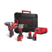 M12 FPP2S-422X - Zestaw POWERPACK M12™, M12 FPD, M12 BPRT, 2.0  i 4.0 Ah + ładowarka, w walizce