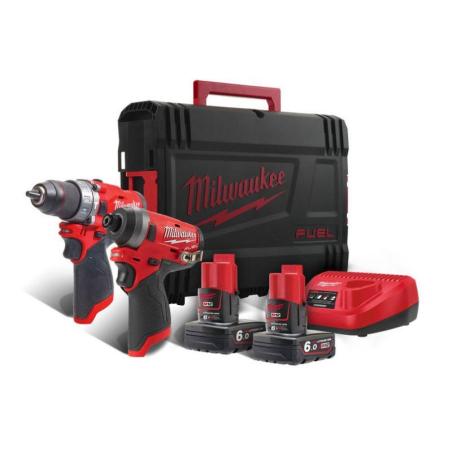 M12 FPP2A-602X - Zestaw POWERPACK M12™, M12 FPD, M12 FID, 2 x 6.0 Ah + ładowarka, w walizce