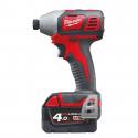 M18 BID-402C - Compact 1/4" HEX impact driver 18 V, 4.0 Ah, in case, with 2 batteries and charger, 4933443580