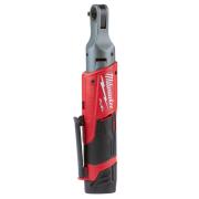 M12 FIR14-201B Subkompaktowa grzechotka udarowa 1/4", 12 V, FUEL™, w torbie, z akumulatorem i ładowarką