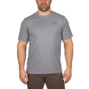 WWSSG-S -  Koszulka z krótkim rękawem szara WORKSKIN™, rozmiar S