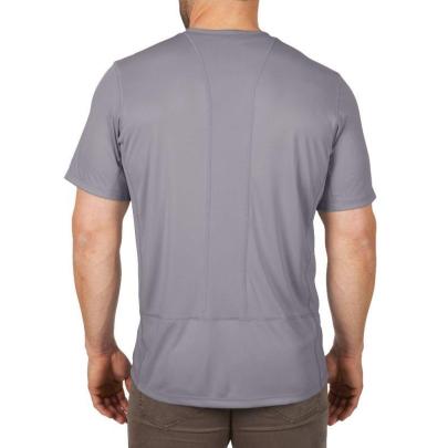 WWSSG-L - Koszulka z krótkim rękawem szara WORKSKIN™, rozmiar L
