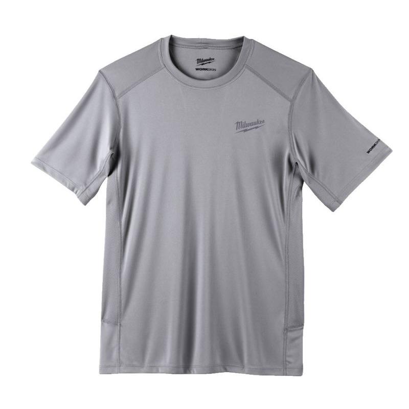 WWSSG-XL - Koszulka z krótkim rękawem szara WORKSKIN™, rozmiar XL