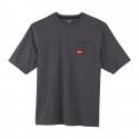 WTSSG-XXL - T-shirt z kieszonką szary, rozmiar XXL, 4933478235