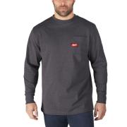 WTLSG-XL - Koszulka z długim rękawem szara WORKSKIN™, rozmiar XL