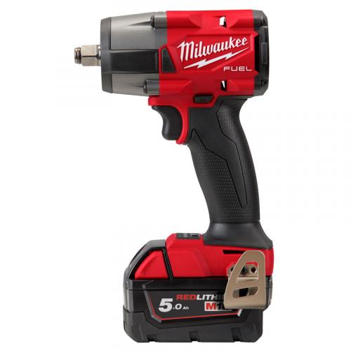 M18 FMTIW2F12-502X - 1/2" Impact wrench, 745 Nm, 18 V, 5.0 Ah, FUEL™, in case, with 2 batteries and charger, 4933478450