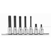 D.34J7 - zestaw 7 nasadek trzpieniowych 6-rowkowych z zabierakiem kwadratowym 1/2"