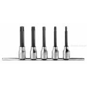 SV.J5 - zestaw 5 nasadek trzpieniowych wieloząbkowych XZN z zabierakiem kwadratowym 1/2"