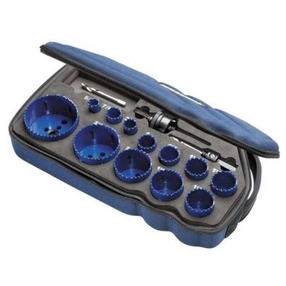 10506444 - Zestaw otwornic i akcesoriów bi metal 17 sztuk, 16 - 76 mm