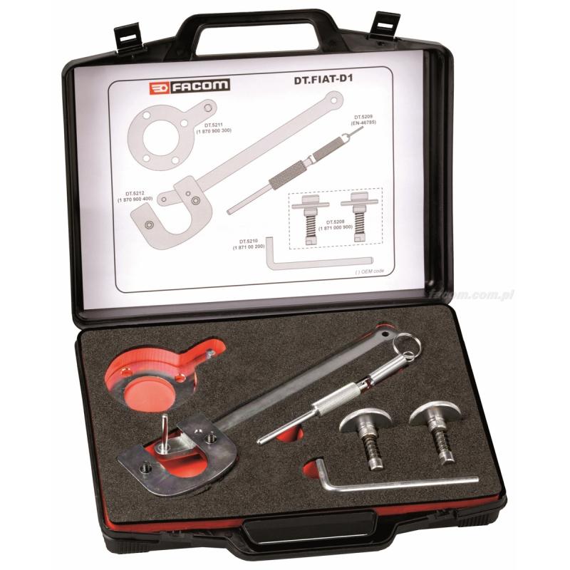DT.FIAT-D1 - zestaw do ustawiania rozrządu FIAT - silniki wysokoprężne z łańcuchem rozrządu