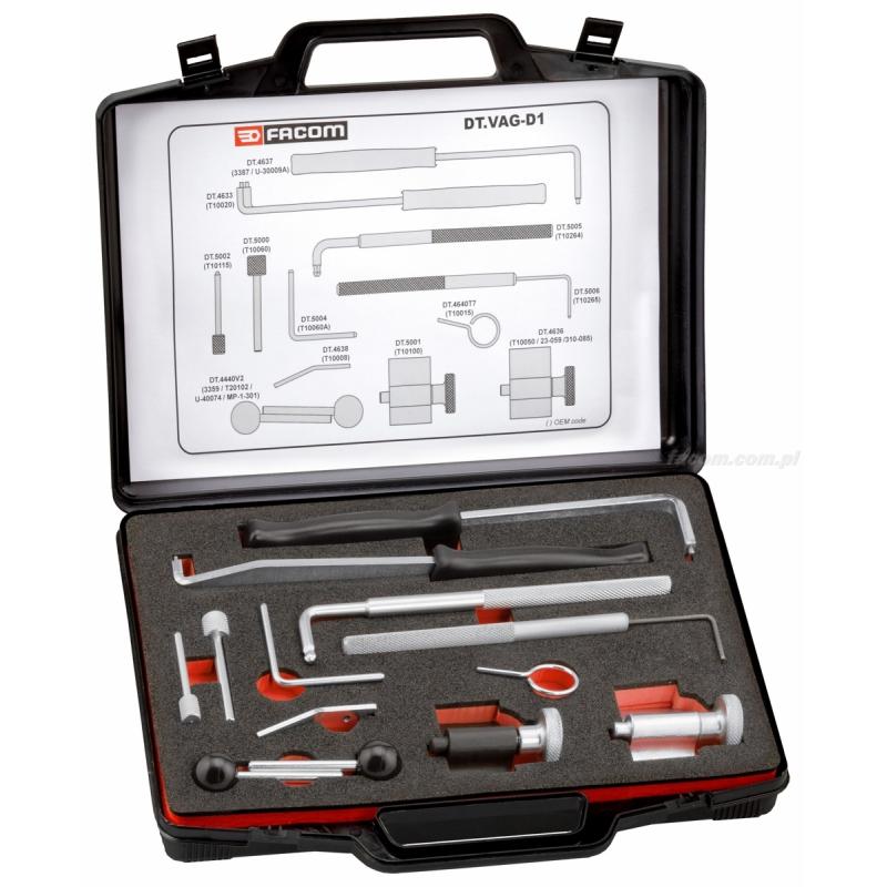 DT.VAG-D1 - zestaw do ustawiania rozrządu silników VAG - silniki wysokoprężne