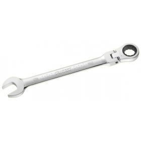 E110902 - Hinged ratchet combination wrench, 9 mm