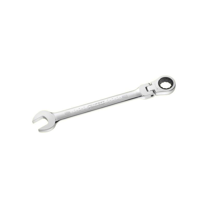 E110911 - Hinged ratchet combination wrench, 18 mm