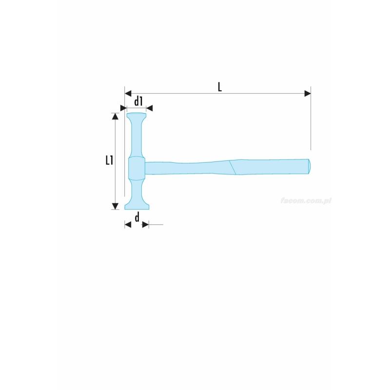 861D. RPC - młotek z bijakami okrągłymi, płaskim i wypukłym